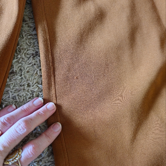 SPANX Brown Wide Leg Pants PETITE M - Picture 3 of 6